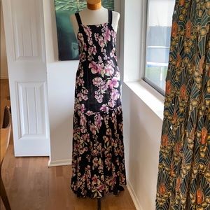 Free people floral maxi dress